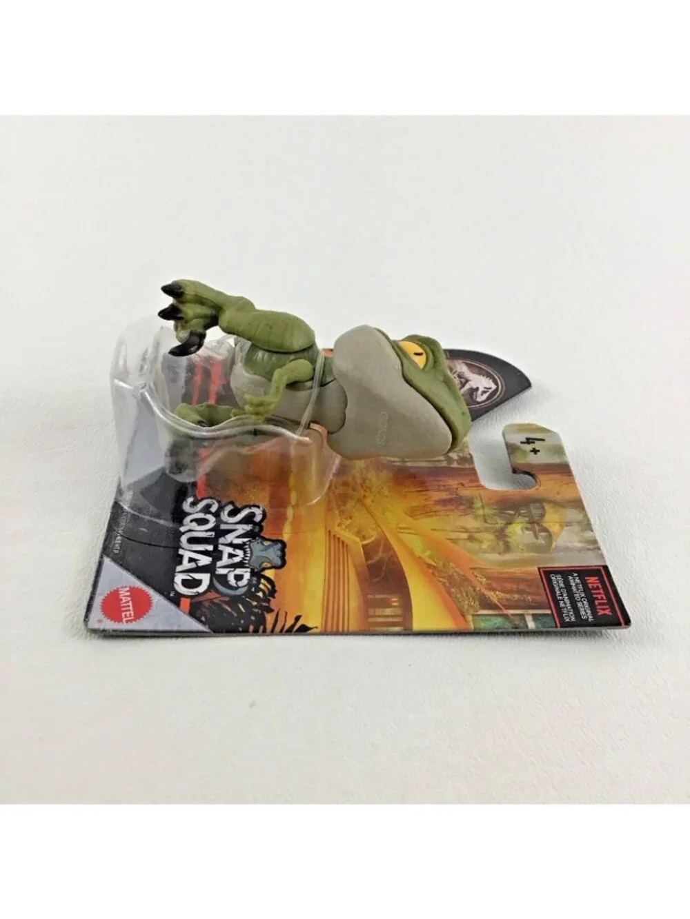 Jurassic World Snap Squad Velociraptor Mini Dinosaur Action Figure Cretaceous